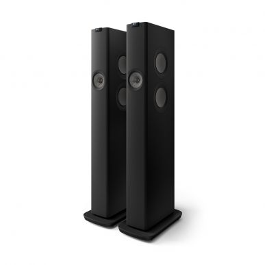 Активная напольная акустика KEF LS60 WIRELESS CARBON BLACK EU (SP4017BA) (Комплект)